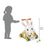 Janod Wooden Rabbit Multi-Activity Cart 03326