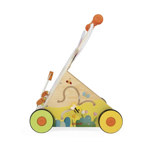 Janod Wooden Rabbit Multi-Activity Cart 03326