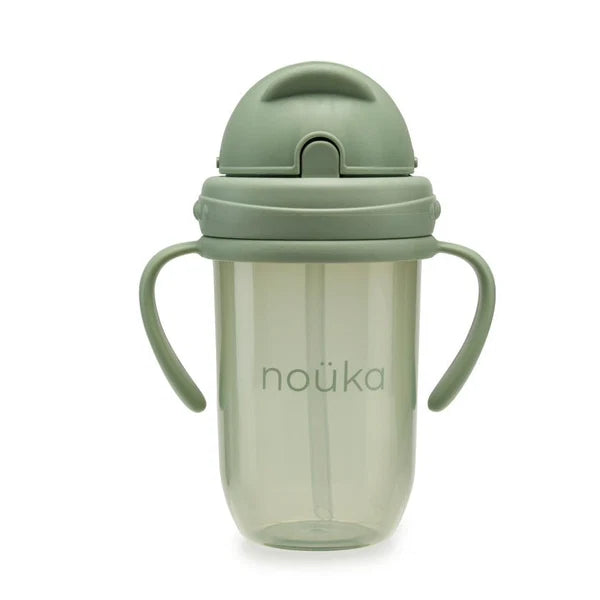 Nouka Straight Straw Cup 8oz - Moss
