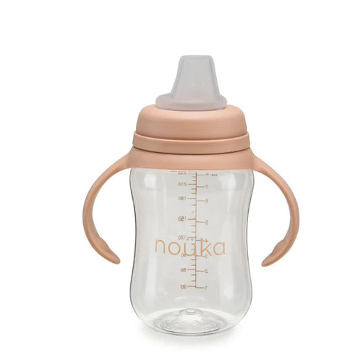 Nouka Soft Spout Sippy Cup 8oz - Soft Blush 4M+
