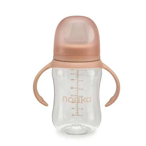 Nouka Soft Spout Sippy Cup 8oz - Soft Blush 4M+