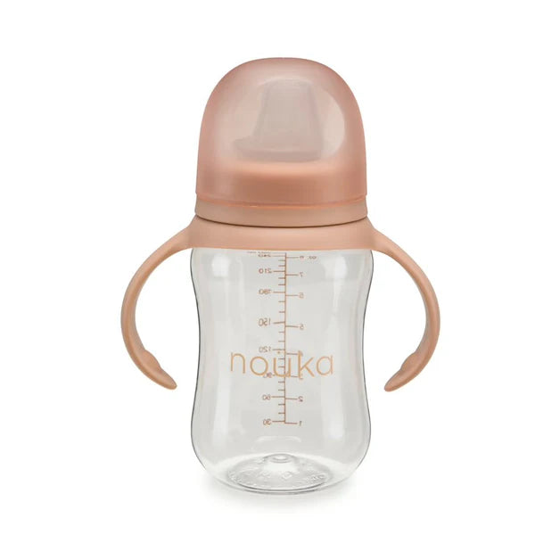 Nouka Soft Spout Sippy Cup 8oz - Soft Blush 4M+