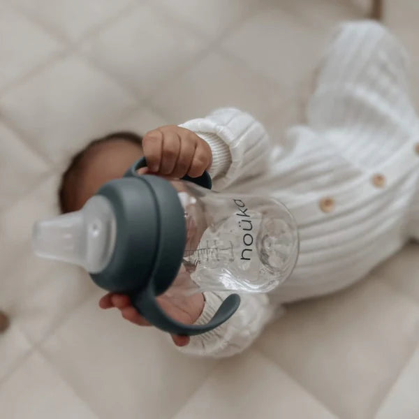 Nouka Soft Spout Sippy Cup 8oz - Moss 4M+