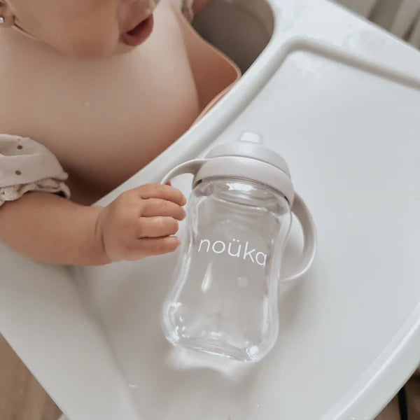 Nouka Soft Spout Sippy Cup 8oz - Soft Sand 4M+