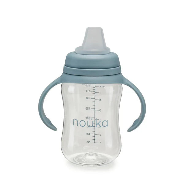 Nouka Soft Spout Sippy Cup 8oz - Wave 4M+