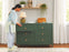Little Seeds Briar Double Dresser - Bottle Green Paint