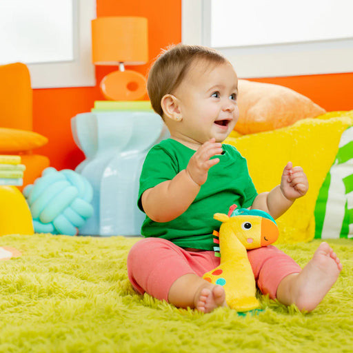 Bright Starts Safari Soother Rattle & Teether Toy