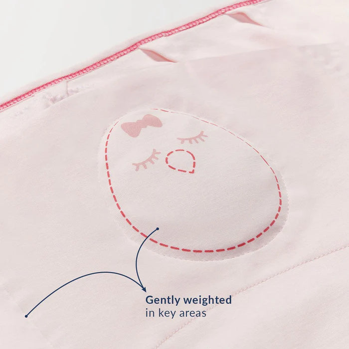 Nested Bean Swaddle Classic - Soft Pink 0-6M