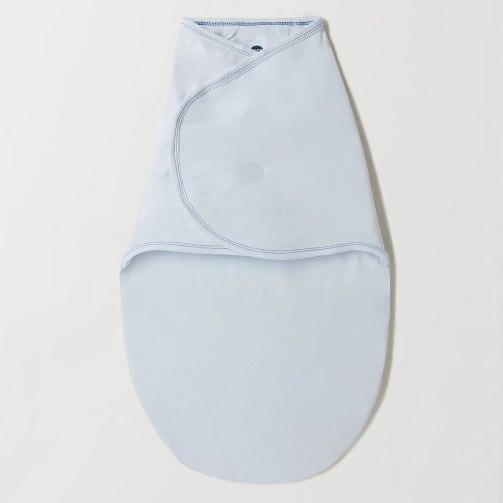 Nested Bean Swaddle Classic - Powder Blue 0-6M