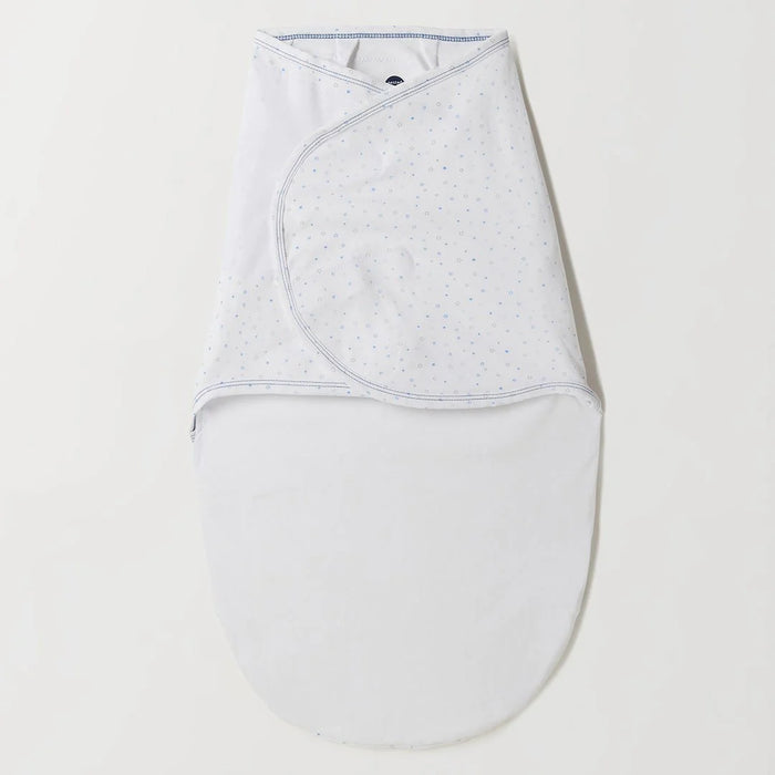 Nested Bean Swaddle Classic - Stardust Blue 0-6M