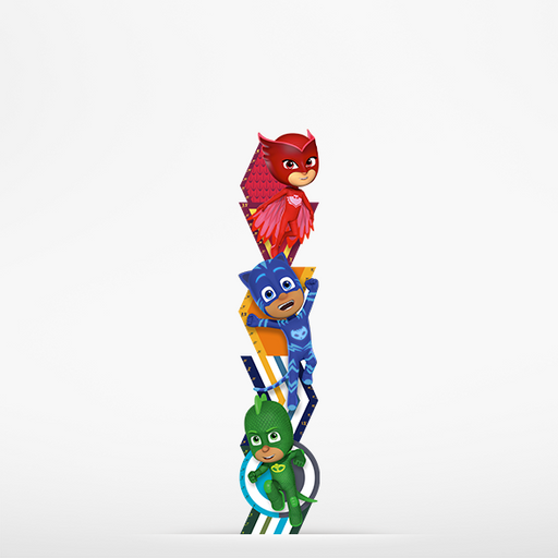 Oliver's Label Personalized Growth Chart Decals - PJ Masks