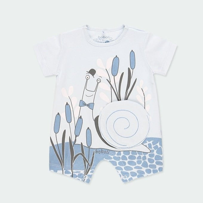 BoBoli Knit Play Suit - Snail