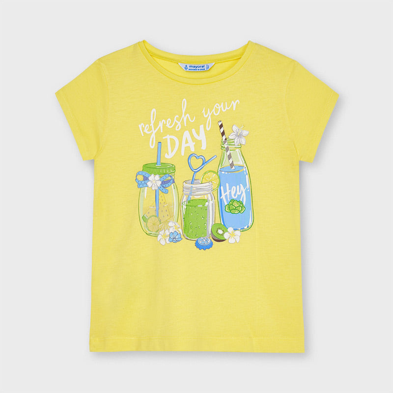 Mayoral T-Shirt Refresh Yellow 3015