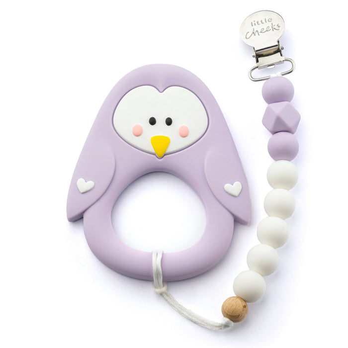 Little Cheeks Penguin Clip - Lilac LC-PENGC-LC