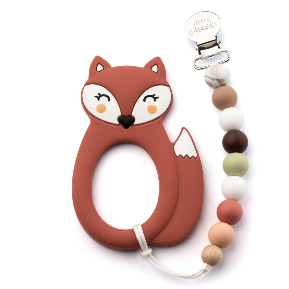 Little Cheeks Fox Clip - Rust LC-FOXC-RT