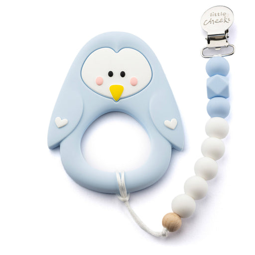 Little Cheeks Penguin Clip - Blue LC-PENGC-BL