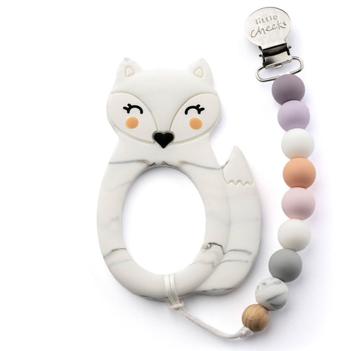 Little Cheeks Fox Clip - Marble LC-FOXC-MB
