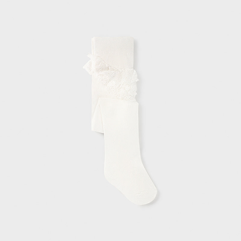 Mayoral Tights Off White 10003