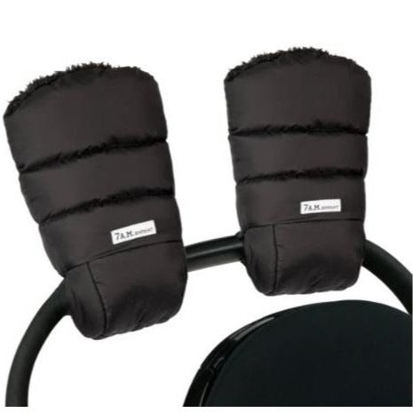 7 AM Enfant Warm Muffs 212 - Black Plush