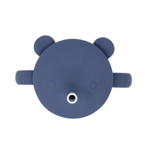 Glitter & Spice Silicone Cup - Midnight Blue