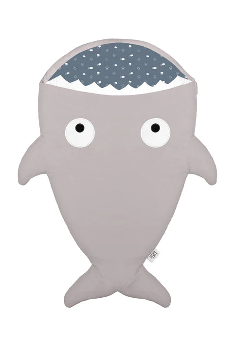 Baby Bites Baby Winter Sleeping Bag - Stone Grey & Blue Clouds