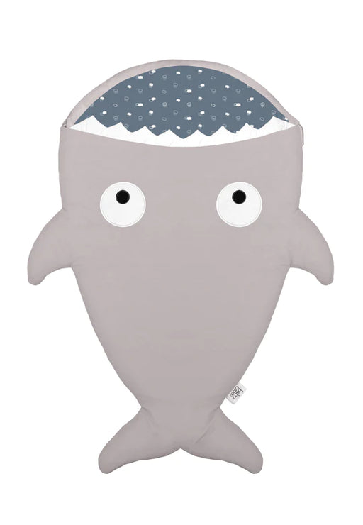 Baby Bites Baby Winter Sleeping Bag - Stone Grey & Blue Clouds