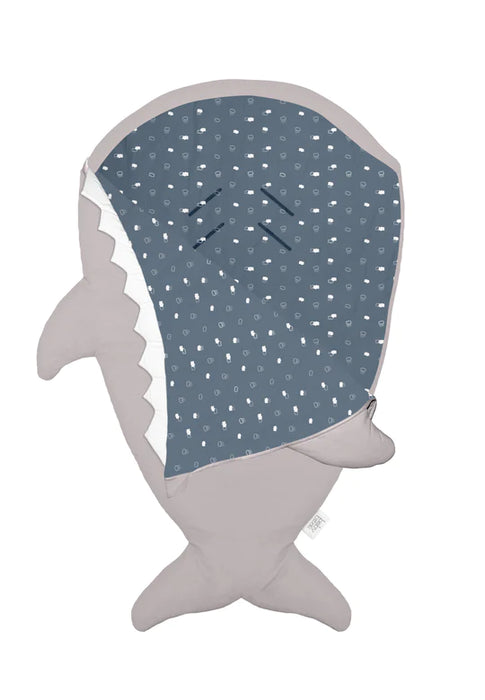 Baby Bites Baby Winter Sleeping Bag - Stone Grey & Blue Clouds