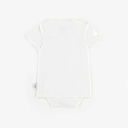 Souris Mini White Bodysuit T-Shirt - Pink Pattern S21L3003L-12