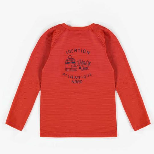 Souris Mini Long Sleeve Swim T-Shirt - Red