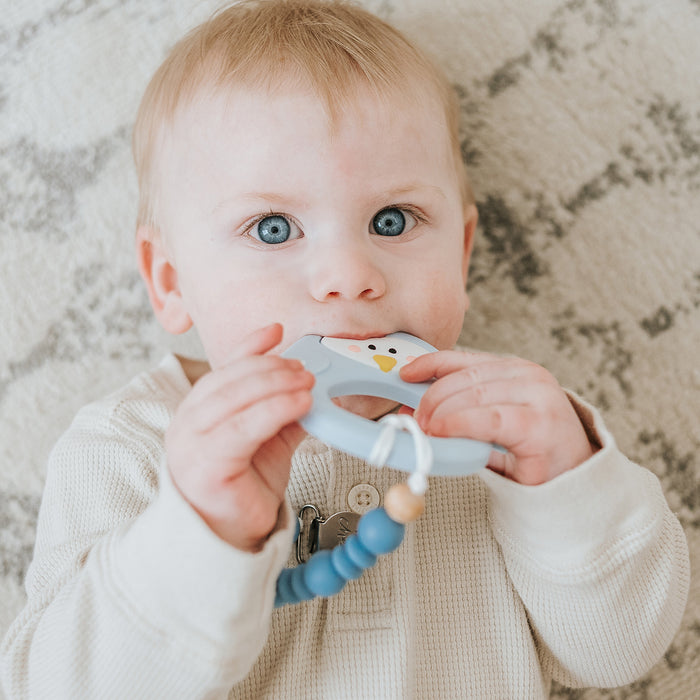 Little Cheeks Penguin Clip - Lilac LC-PENGC-LC