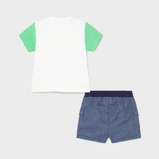 Mayoral Shorts Set Mint 1218