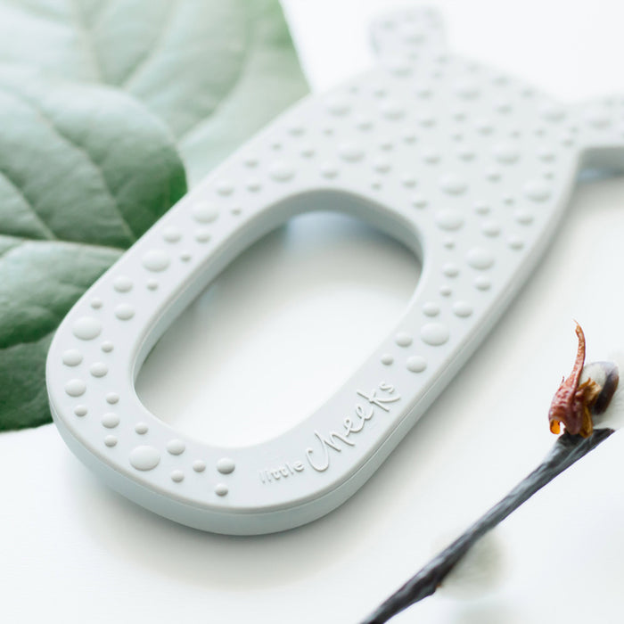 Little Cheeks Bear Clip - Grey LC-BEARC-GR