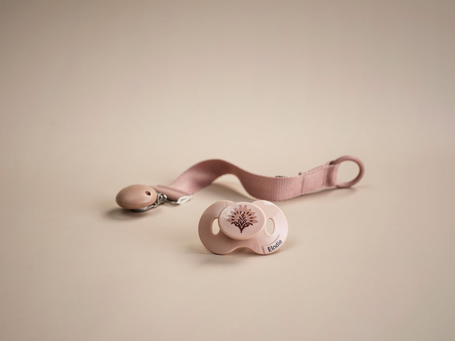 Elodie Details Pacifier Clip Wood - Faded Rose