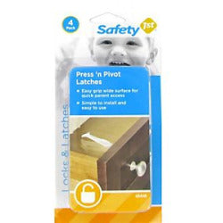 Safety 1st Pres N Pivot Latches 4pk 48446