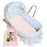 Kushies Bassinet sheet Jersey Pink SO832-05