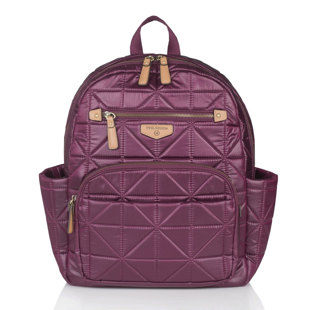 Twelve Little Companion Diaper Bag Backpack - Wine