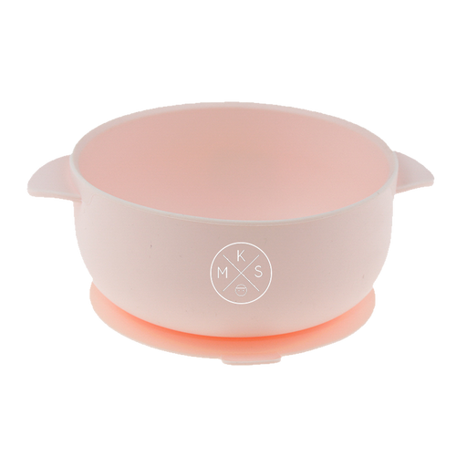 MKS Silicone Bowl with Lid - Soft Pink (MKS-BOWL-SOFTPK)