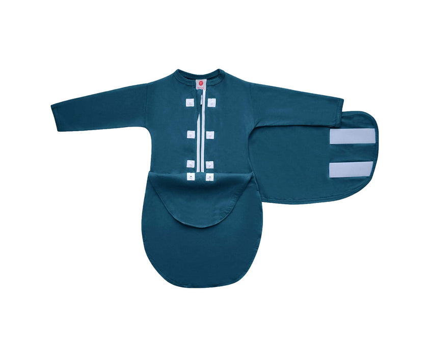 Embe Starter Swaddle Long Sleeves - Spruce SLSSOL1025