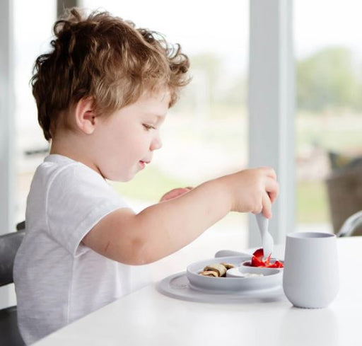 Ezpz Mini Feeding Set - Pewter