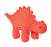 Manhattan Toys Velveteen Dino Gummy Stegosaurus Coral 159470
