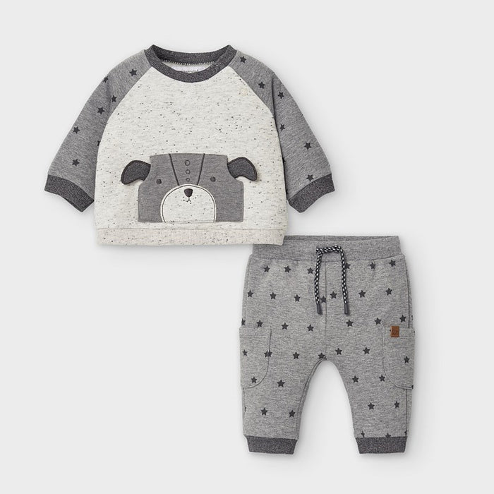 Mayoral Polka Dot Tracksuit - Grey 2654