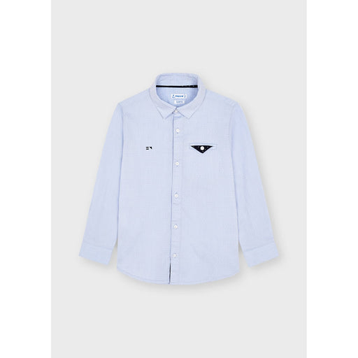 Mayoral Long Sleeve Dress Shirt - Celeste (4165-29)