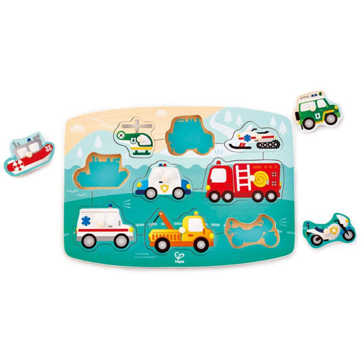 Hape Emergency Peg Puzzle E1406