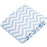 Kushies Change Pad Fitted Sheet Blue Chevron S347-505
