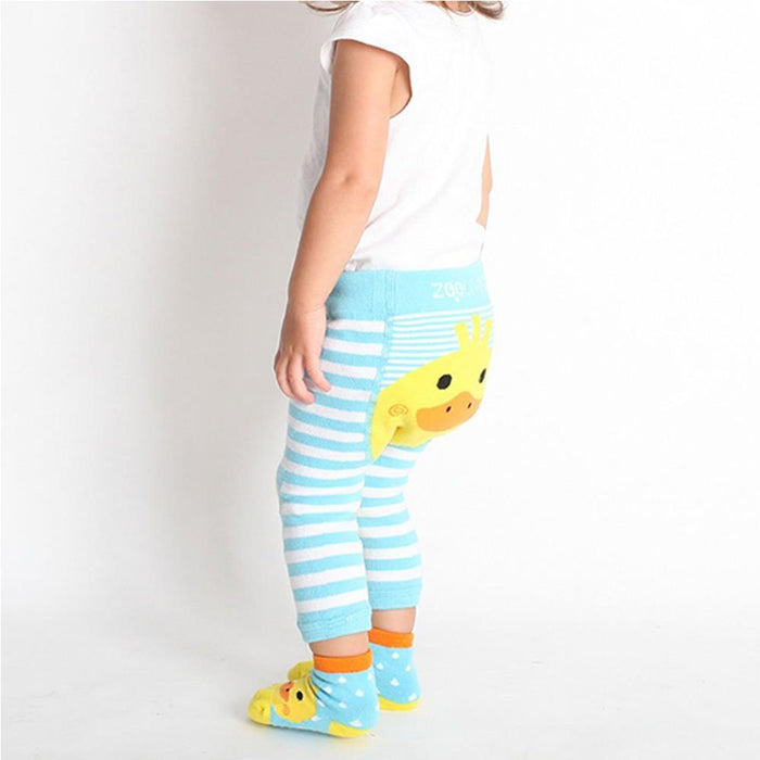 Zoocchini Legging & Sock Set - Puddles the Duck