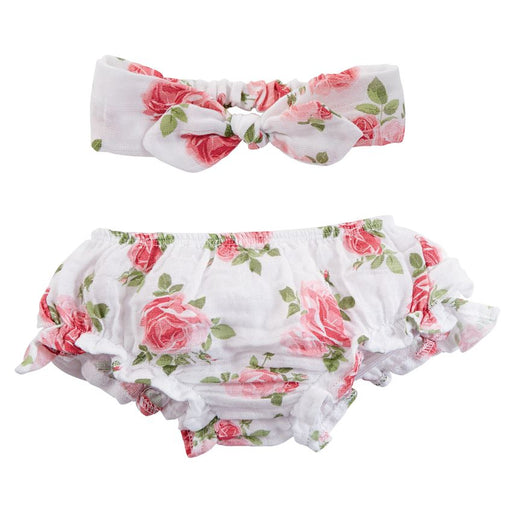 Mudpie Headband Bloomer Set Rose 6-12m M10190040-12