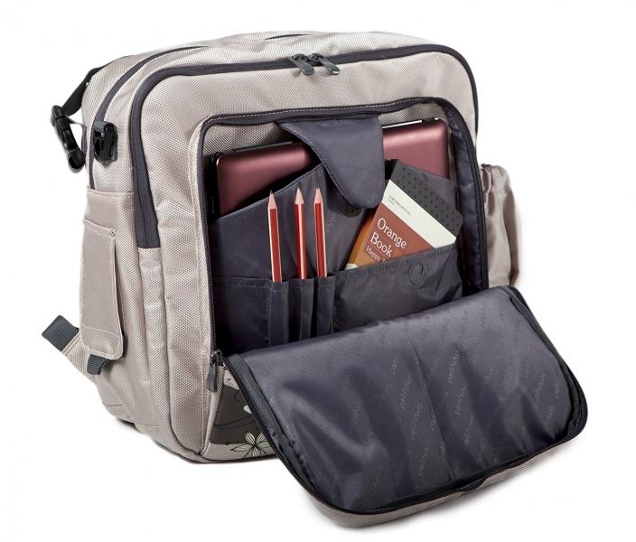 Simply Good Fusion Diaper Bag - Black (Bird Abstract)