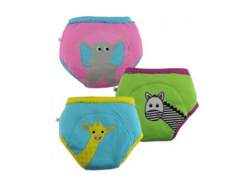 Zoocchini Organic Girls Training Pants - Safari Friends