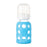 LifeFactory Glass Baby Bottle with Silicone Sleeve 4oz-Sky Blue