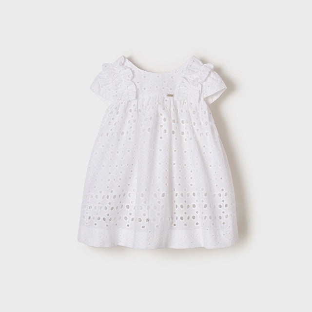 Mayoral Dress Baby Girl - Blanco (1911-44)